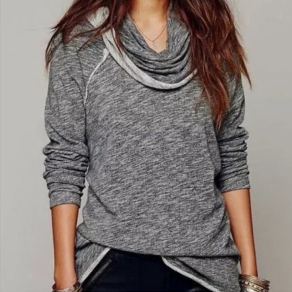 FP Free People Beach Cocoon Cowl Pullover One Size